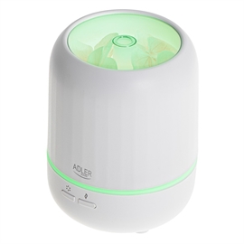 Adler AD7954 Ultraljudsluftfuktare & Aroma Diffuser, USB, Vit