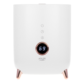 Adler AD 7972 Ultraljudsluftfuktare & Aroma Diffuser med Hygrometer, 4L, Vit