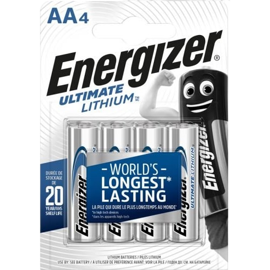 Energizer L91/AA litiumbatterier för kamera