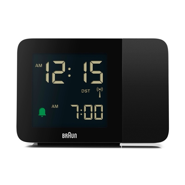 Braun BC15B-DCF Radiostyrd Digital Projektionsväckarklocka, Svart