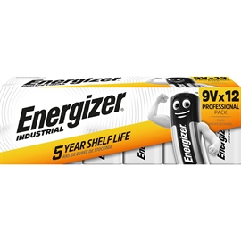Energizer 9V/6LR61 Industrial-batterier (12 stycken)