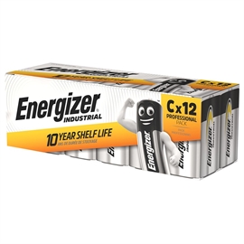 Energizer LR14/C Industrial batterier (12 st)