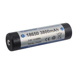 Keeppower 18650 3,6 volt litiumjonbatteri 3800 mAh med skyddskrets