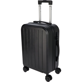 Resväska 38L i Hård Väska med 4 Hjul (Handbagage), Svart