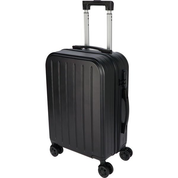 Resväska 38L i Hård Väska med 4 Hjul (Handbagage), Svart
