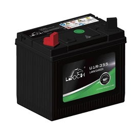 Leoch Batteri till trädgårdstraktor 12 volt 29Ah + pol till vänster