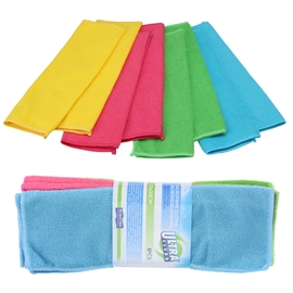 Ultra Clean Mikrofiberdukar 8 st. 30 x 30 cm, Flera Färger