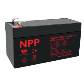 NPP Power 12 volts blybatteri 1,2Ah