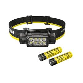 Nitecore HC65 UHE Pannlampa - Set med 1 st. Extra NL1840HP Batteri