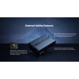 Nitecore HLB2500 2500mAh Li Ion All-Weather Batteri till HA27 UHE och HA29 UHE