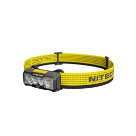Nitecore NU27 MCT Uppladdningsbar Pannlampa 600 lumen, Svart/Gul