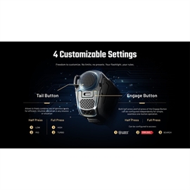 Nitecore P27iX Uppladdningsbar Taktisk Ficklampa 5000 lumen