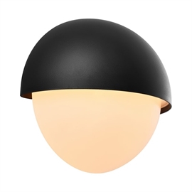 Nordlux Scorpius Round Utomhus Vägglampa IP44, Svart