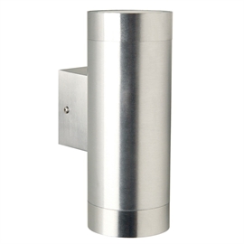 Nordlux Tin Maxi Up- och Down-ljus, utomhusvägglampa IP54, aluminium