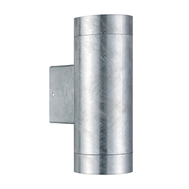 Nordlux Tin Maxi Up- och Down Light, utomhusvägglampa IP54, galvaniserat stål