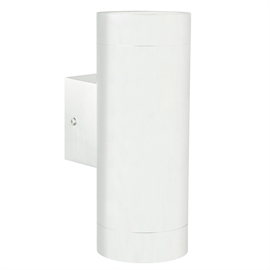 Nordlux Tin Maxi Up- och Down Light, utomhusvägglampa IP54, vit