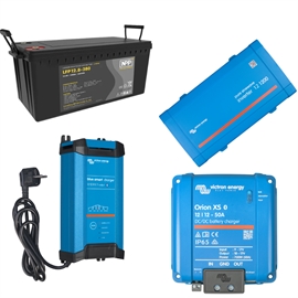Victron 280Ah Lithium paketlösning m. 1200W Inverter