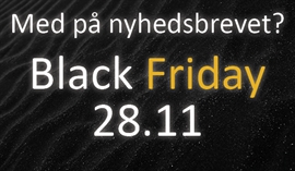 Nyhetsbrev - Få några Black Friday-mail 2025