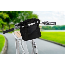 Dunlop Hopfällbar cykelkorg 22 liter till cykel, svart