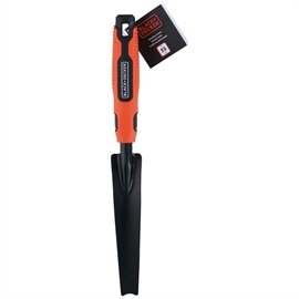 Black & Decker Ogrässkopa 35 cm för trädgårdsarbete, Svart/Orange