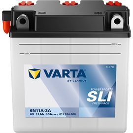Varta 011 014 008 MC batteri 6 volt 11Ah (+pol till höger)