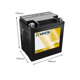 Varta 530 905 045 MC batteri 12 volt 30Ah (+pol till höger) 