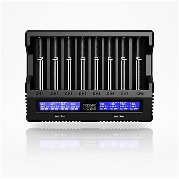 Xtar VC8S Li-ion & NiMH/NiCd batteriladdare